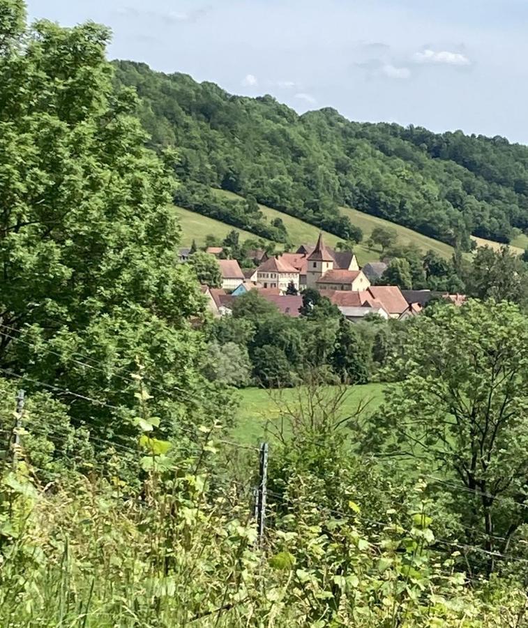 Rose Cottage Im Romantischen Taubertal Adelshofen  Luaran gambar